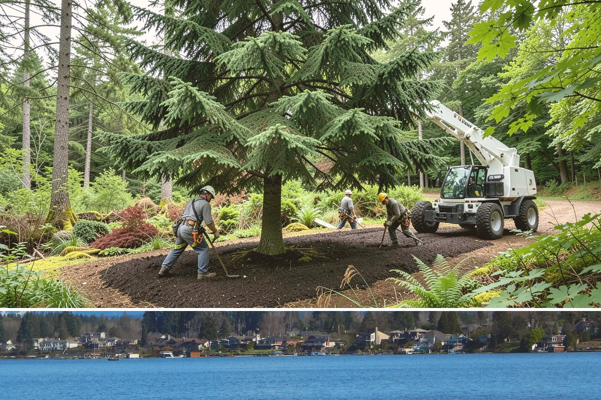 Lumber milling in Lake Stevens, Snohomish County, WA - Milling can generally occur year-round in the Puget Sound region but may be delayed during heavy rain or snow that compromises...