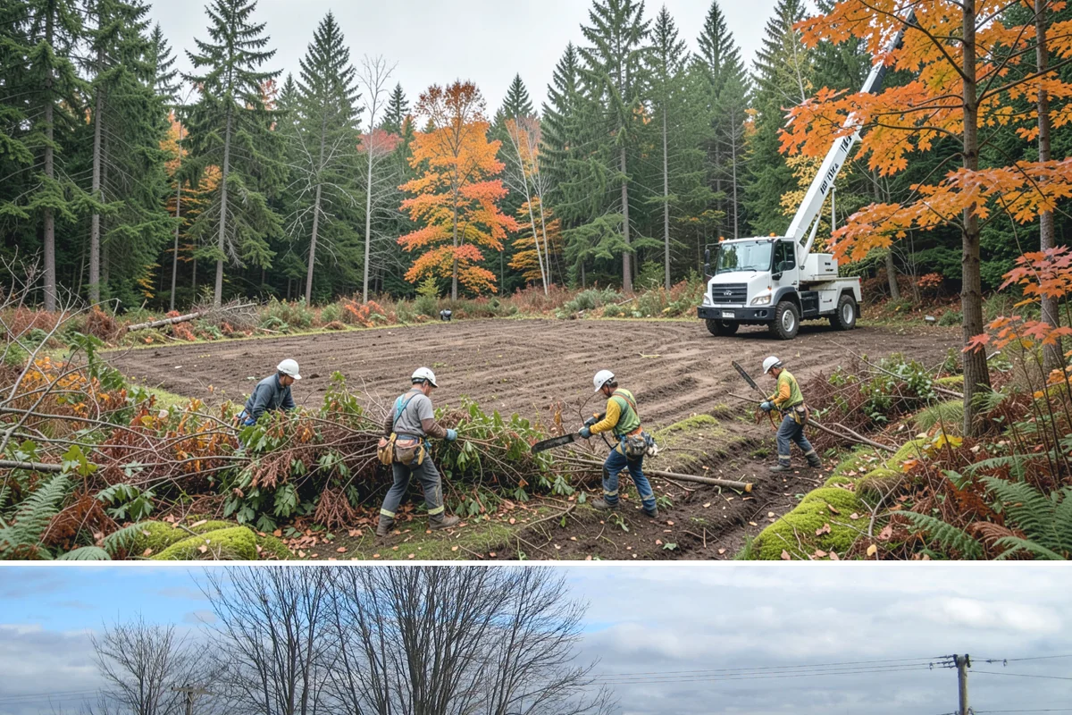 Lumber milling in Langley, Island County, WA - Milling can generally occur year-round in the Puget Sound region but may be delayed during heavy rain or snow that compromises...