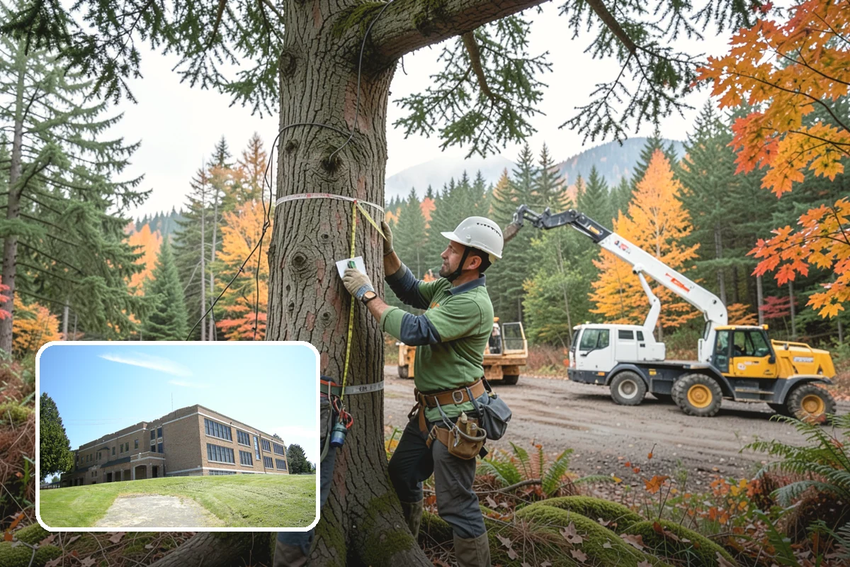Lumber milling in Maple Valley, King County, WA - Turns removed wood and debris into usable products