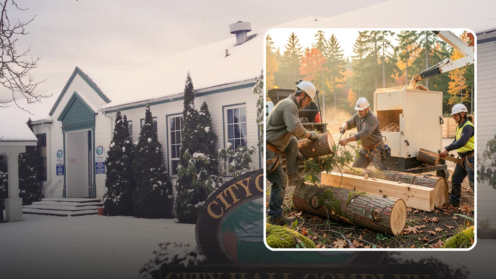 Lumber milling in Pacific, King County, WA - The milling of logs into dimensional lumber.