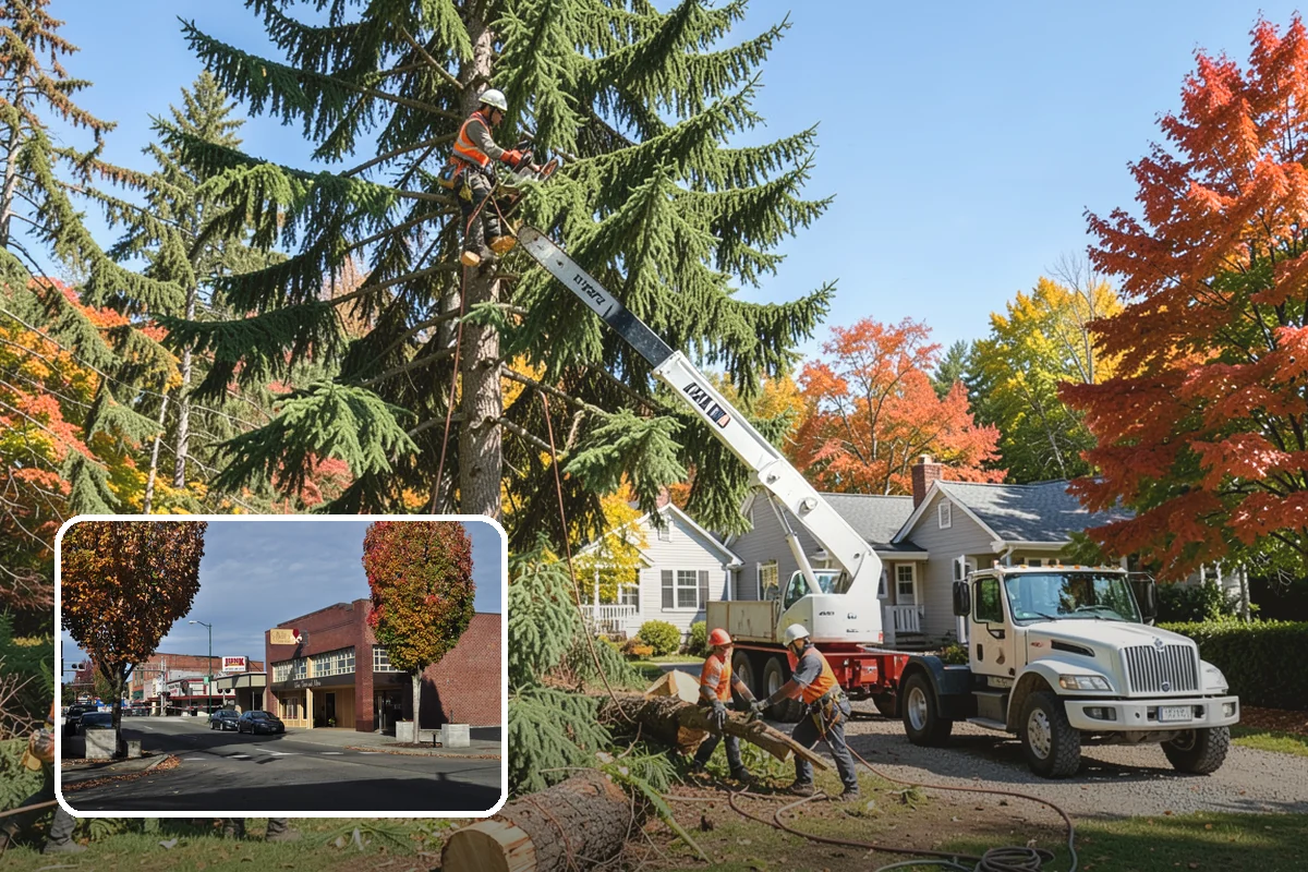 Lumber milling in Puyallup, Pierce County, WA - Turns removed wood and debris into usable products