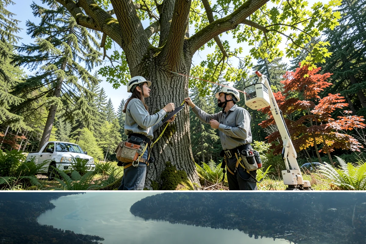 Lumber milling in Sammamish, King County, WA - Milling can generally occur year-round in the Puget Sound region but may be delayed during heavy rain or snow that compromises...