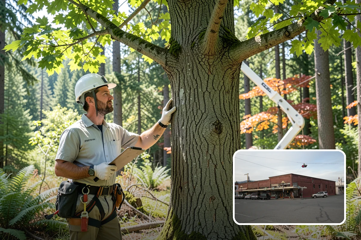 Lumber milling in Sedro-Woolley, Skagit County, WA - Turns removed wood and debris into usable products