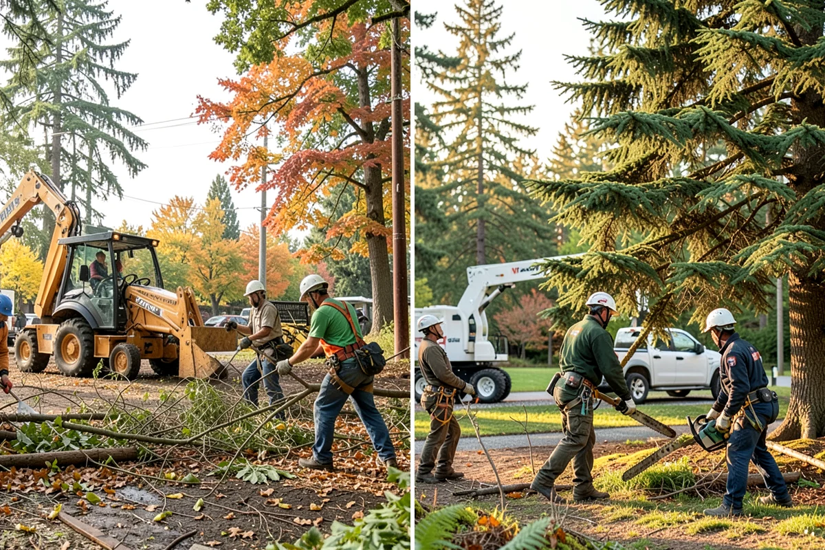 Lumber milling in Shoreline, King County, WA - Sort material by type and size