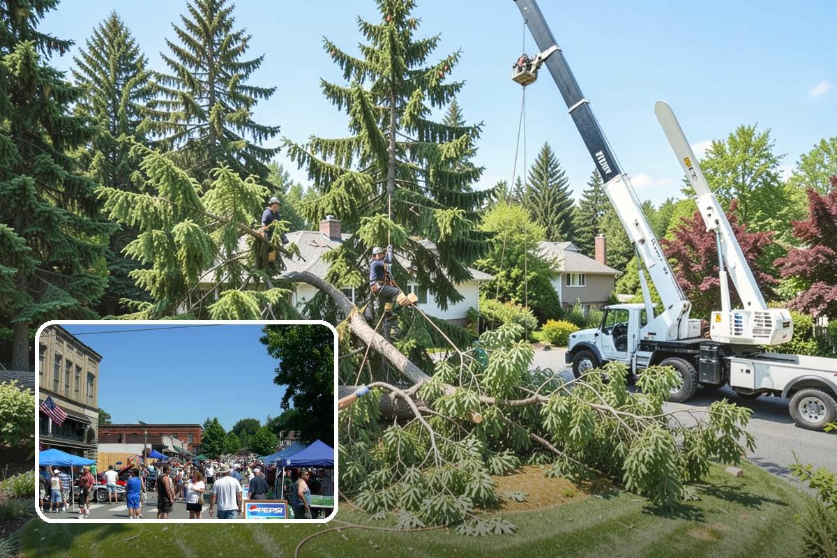 Lumber milling in Snohomish, Snohomish County, WA - Turns removed wood and debris into usable products