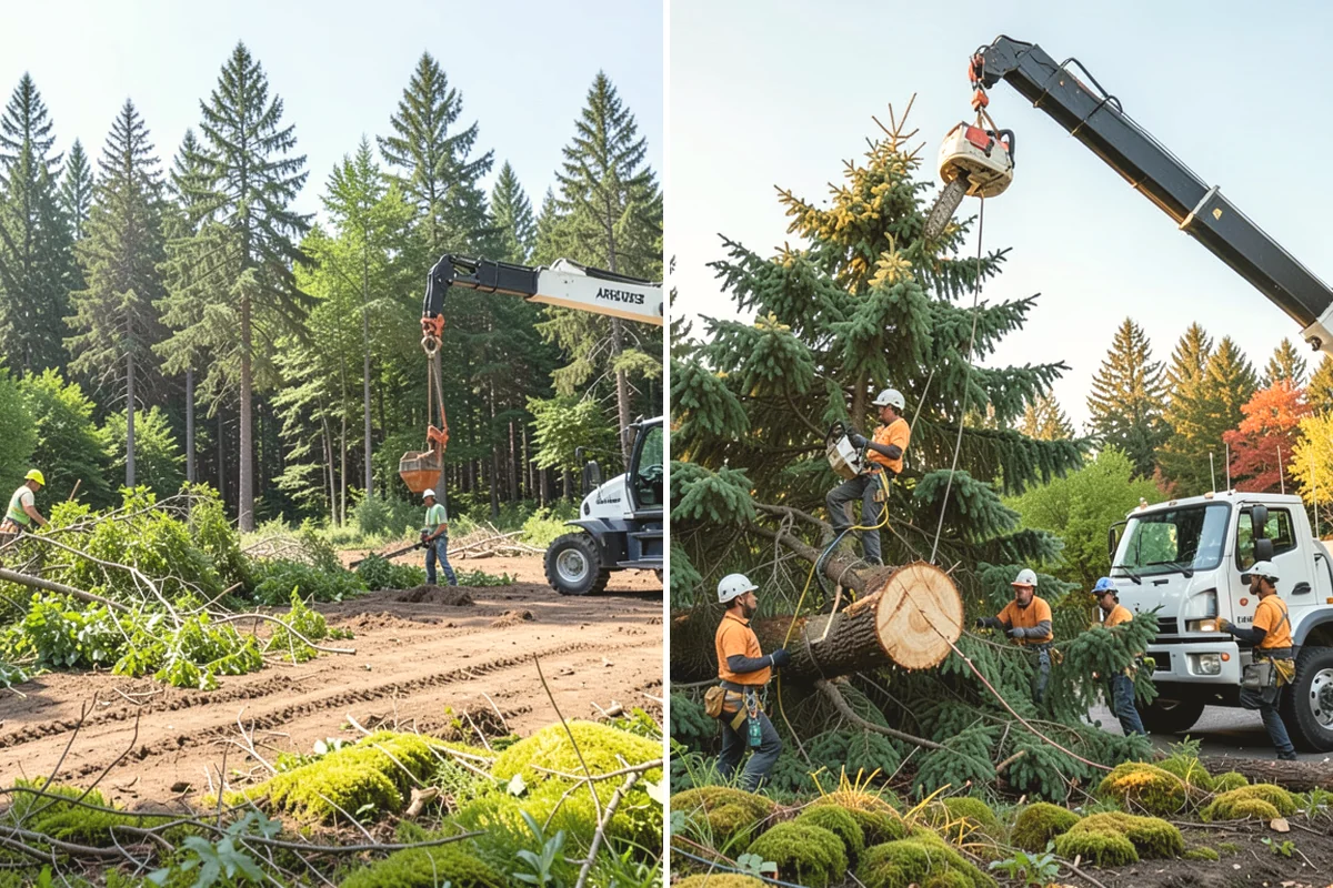 Lumber milling in Tukwila, King County, WA - Sort material by type and size