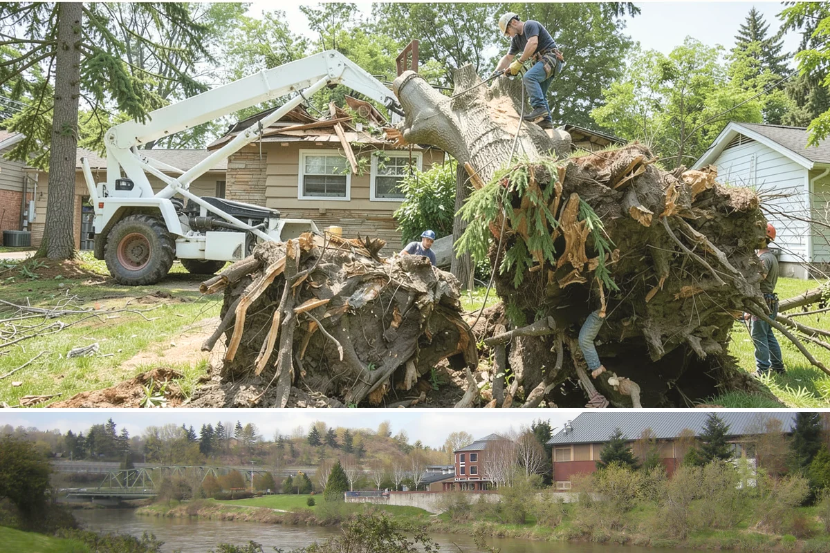Lumber milling in Tukwila, King County, WA - Milling can generally occur year-round in the Puget Sound region but may be delayed during heavy rain or snow that compromises...