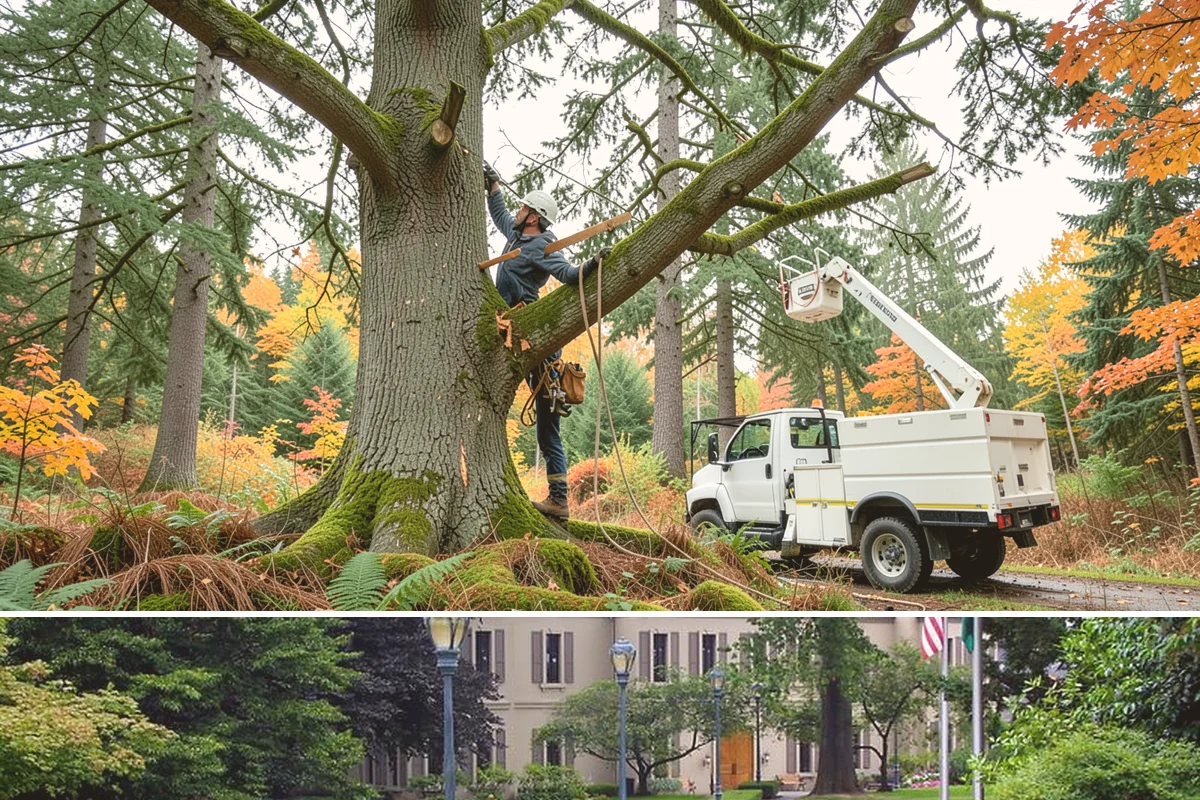 Lumber milling in Woodinville, King County, WA - Milling can generally occur year-round in the Puget Sound region but may be delayed during heavy rain or snow that compromises...