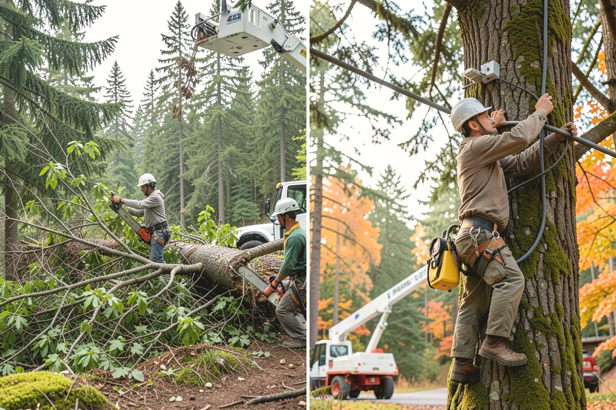 Lumber milling in Yarrow Point, King County, WA - Sort material by type and size