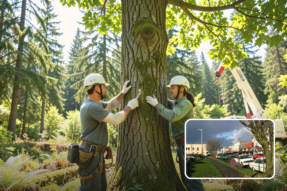 Mulching in Arlington, Snohomish County, WA - Supports long-term tree health and stability