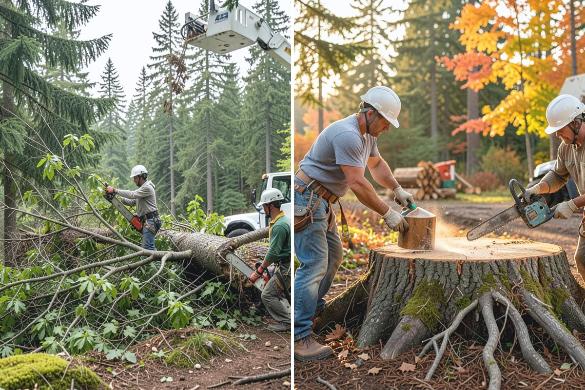 Mulching in Auburn, King County, WA - Inspect the tree and its site