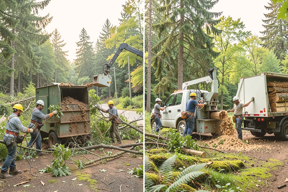 Mulching in Brier, Snohomish County, WA - Inspect the tree and its site