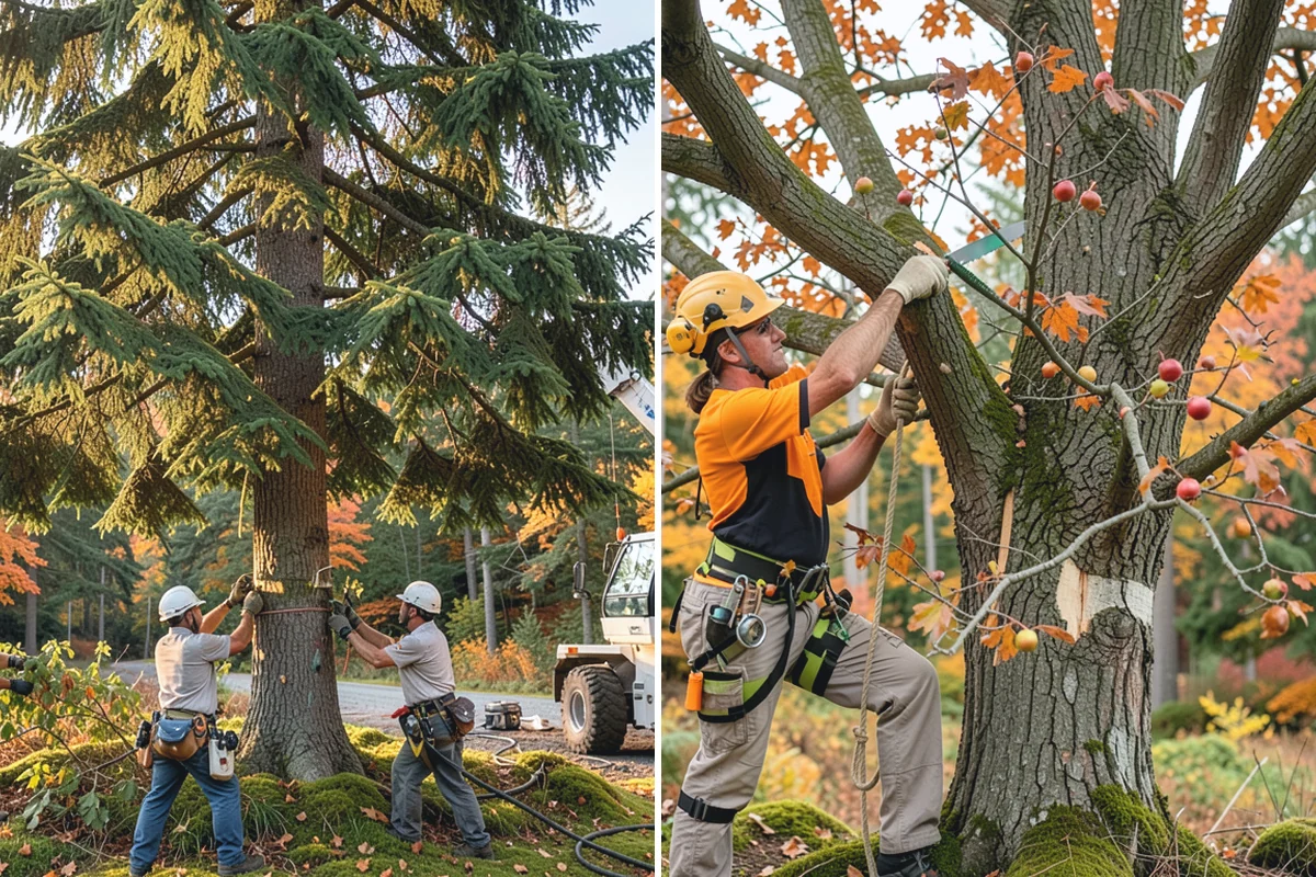Mulching in Buckley, Pierce County, WA - Inspect the tree and its site