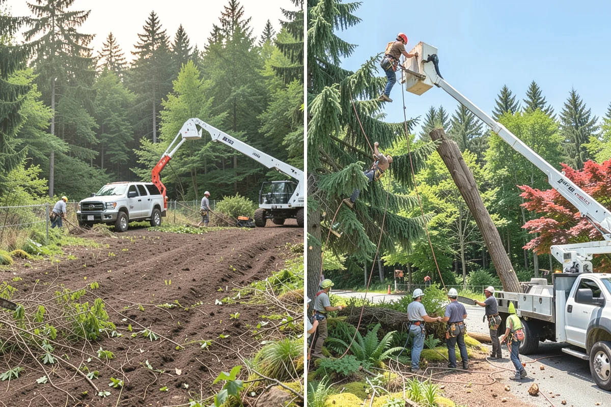 Mulching in Burien, King County, WA - Inspect the tree and its site