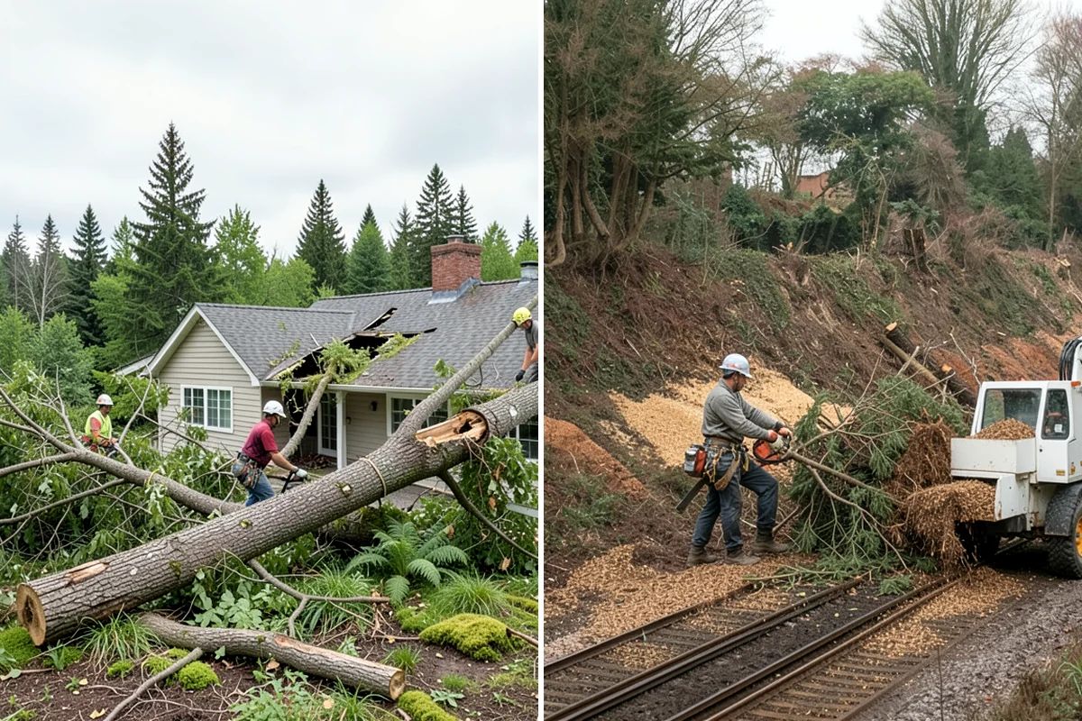 Mulching in Concrete, Skagit County, WA - Inspect the tree and its site