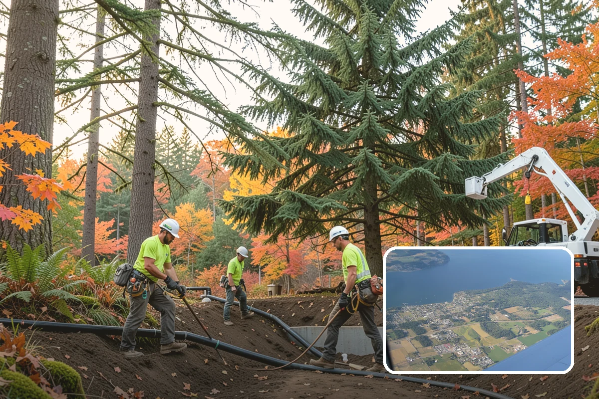 Mulching in Coupeville, Island County, WA - Supports long-term tree health and stability