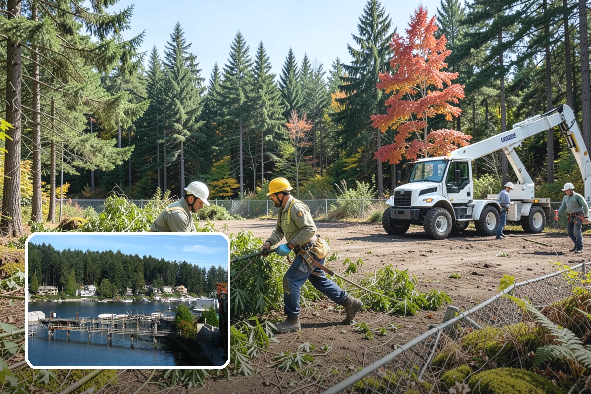 Mulching in Gig Harbor, Pierce County, WA - Supports long-term tree health and stability
