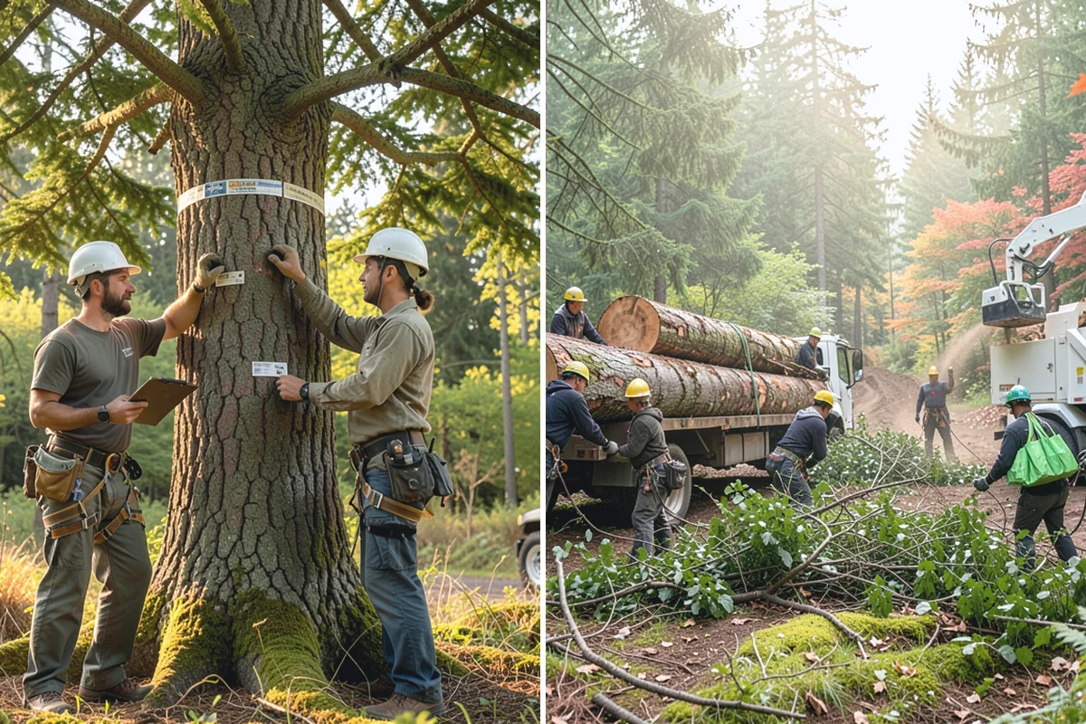 Mulching in Granite Falls, Snohomish County, WA - Inspect the tree and its site