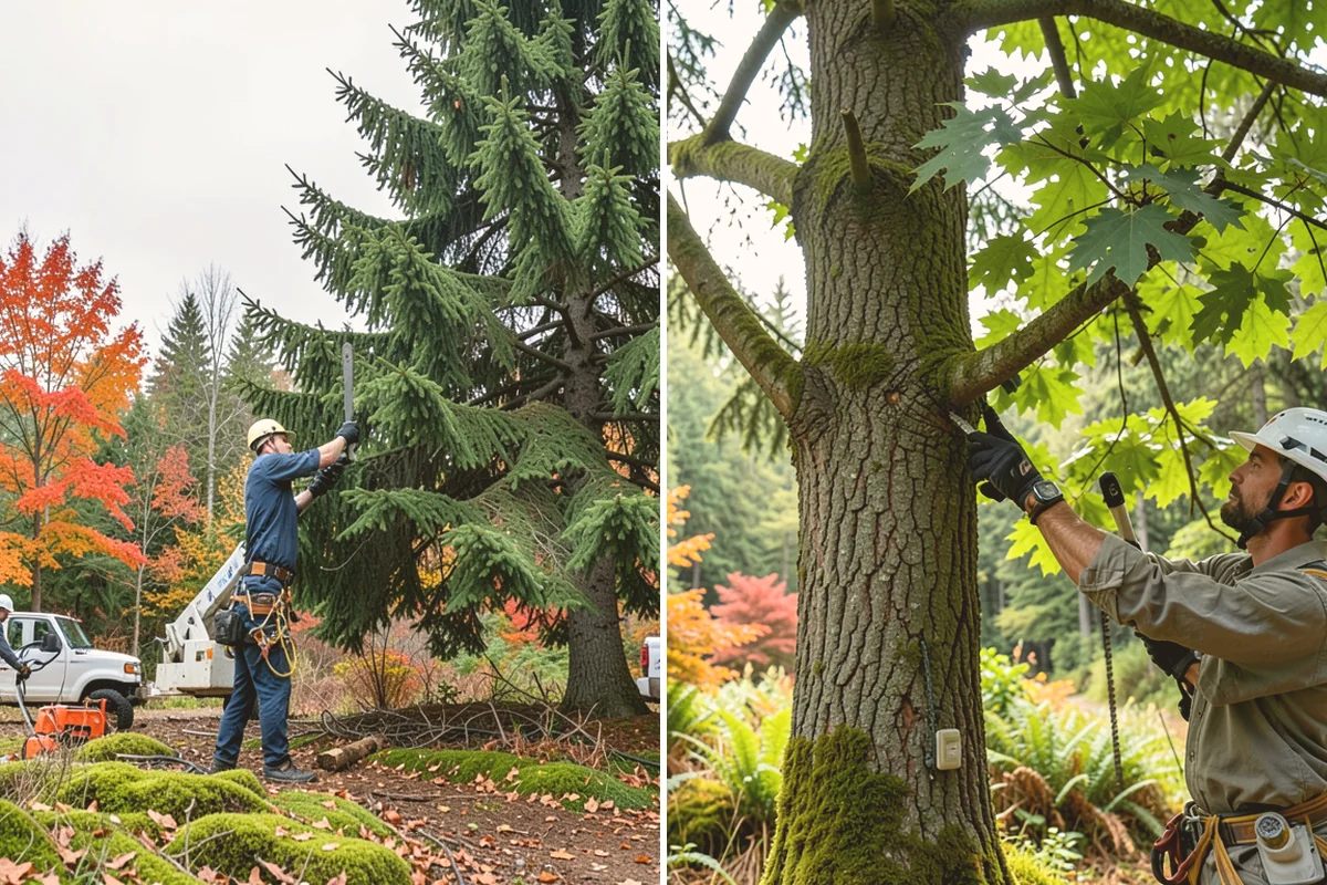 Mulching in Kent, King County, WA - Inspect the tree and its site