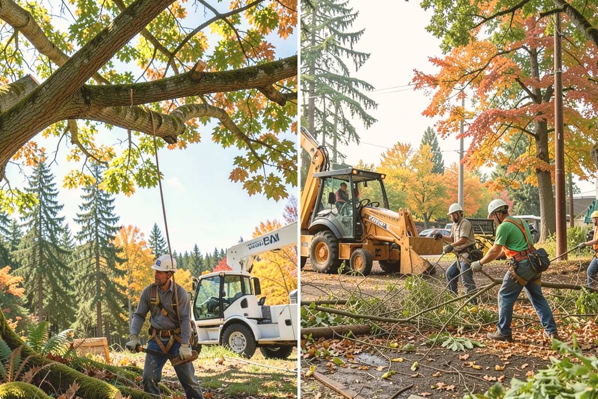 Mulching in Kirkland, King County, WA - Inspect the tree and its site