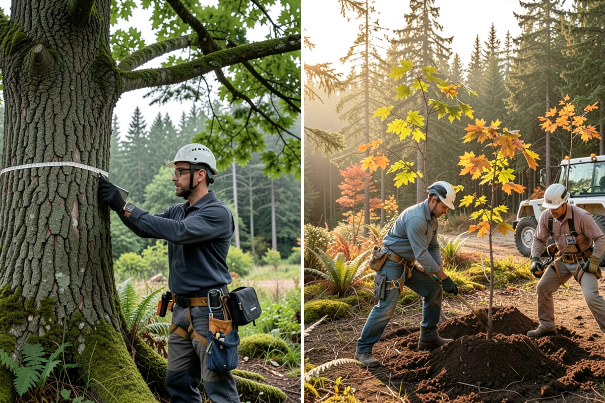 Mulching in Lakewood, Pierce County, WA - Inspect the tree and its site