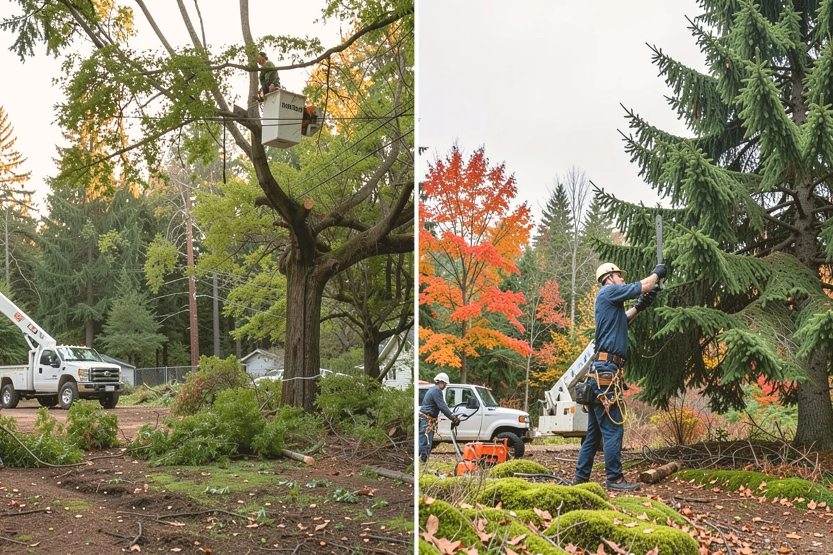 Mulching in Langley, Island County, WA - Inspect the tree and its site