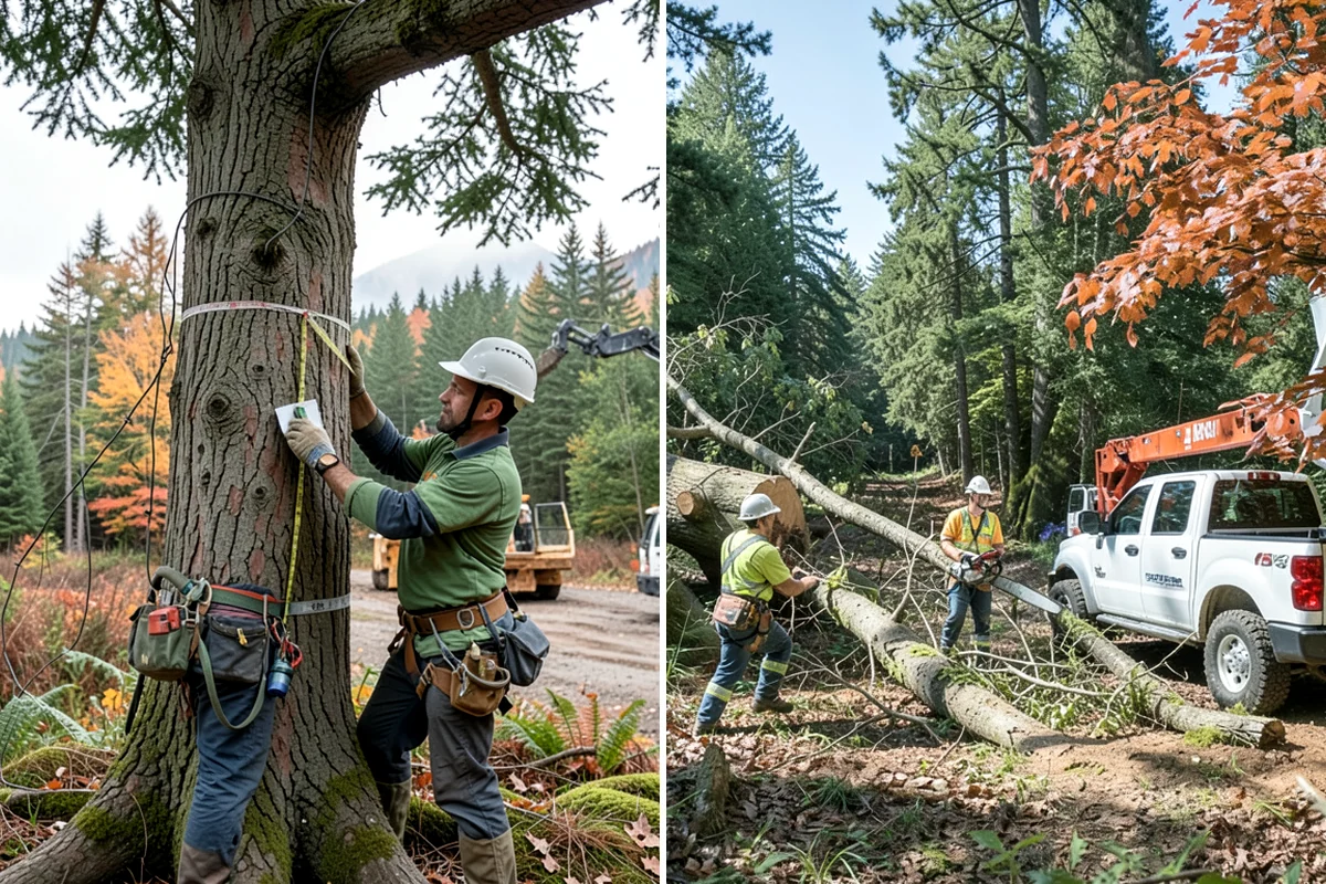 Mulching in Maple Valley, King County, WA - Inspect the tree and its site