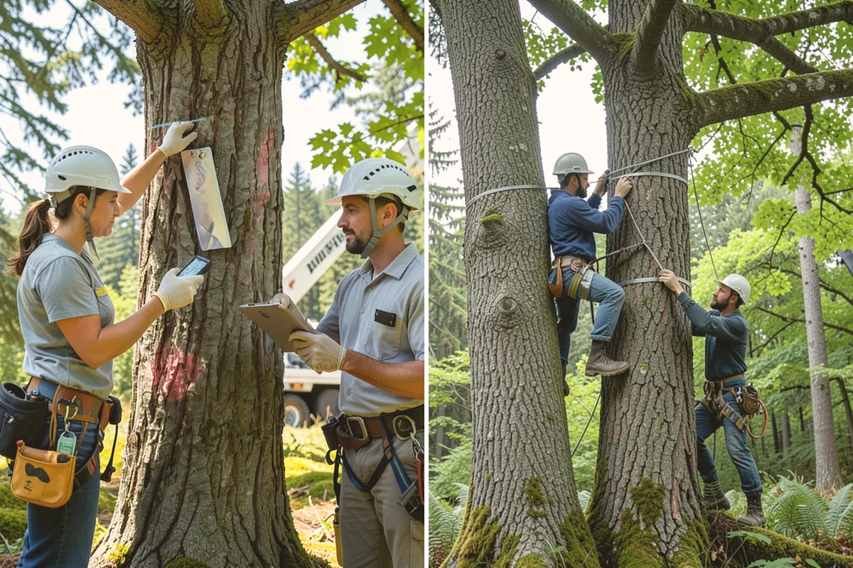 Mulching in Newcastle, King County, WA - Inspect the tree and its site