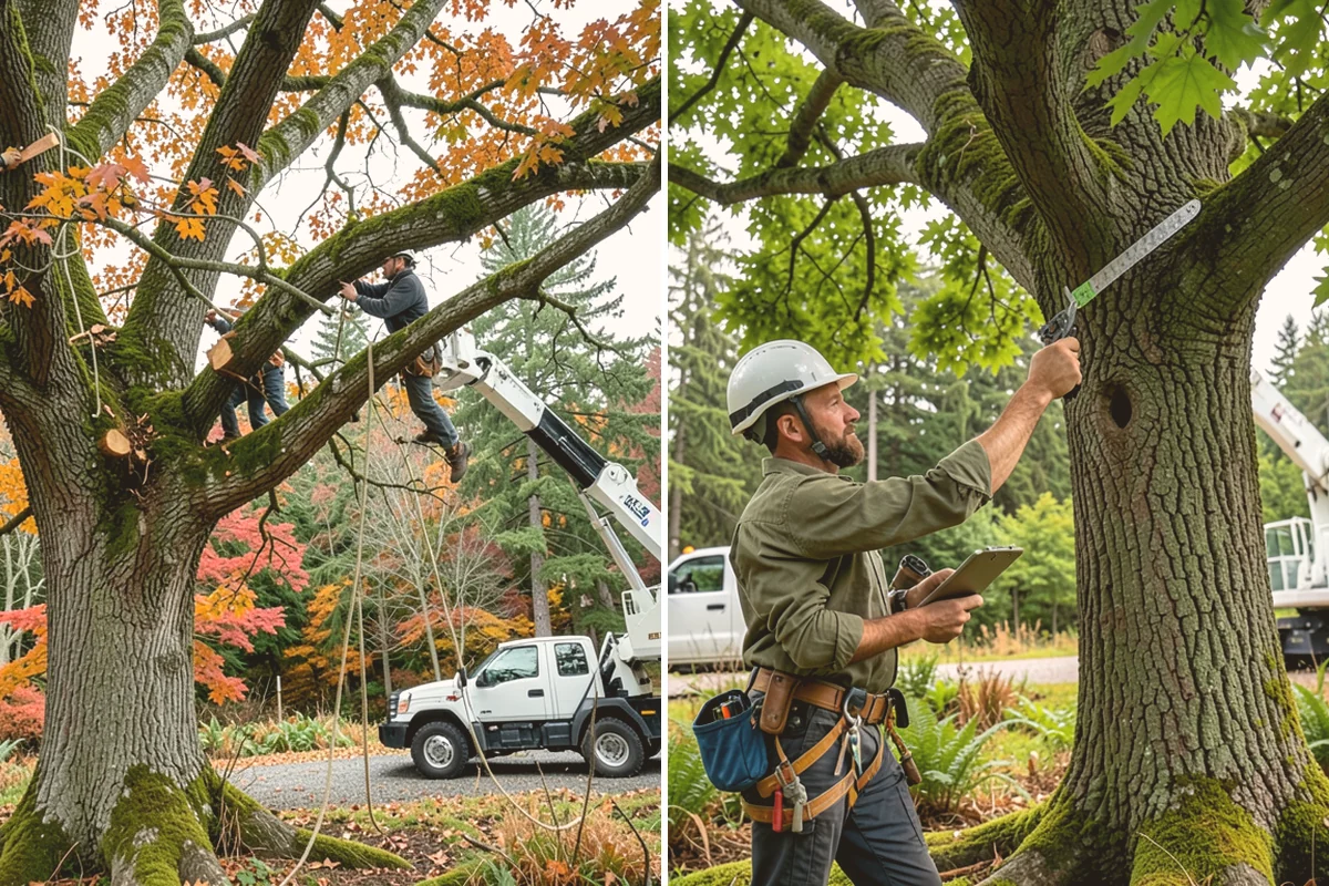 Mulching in Orting, Pierce County, WA - Inspect the tree and its site