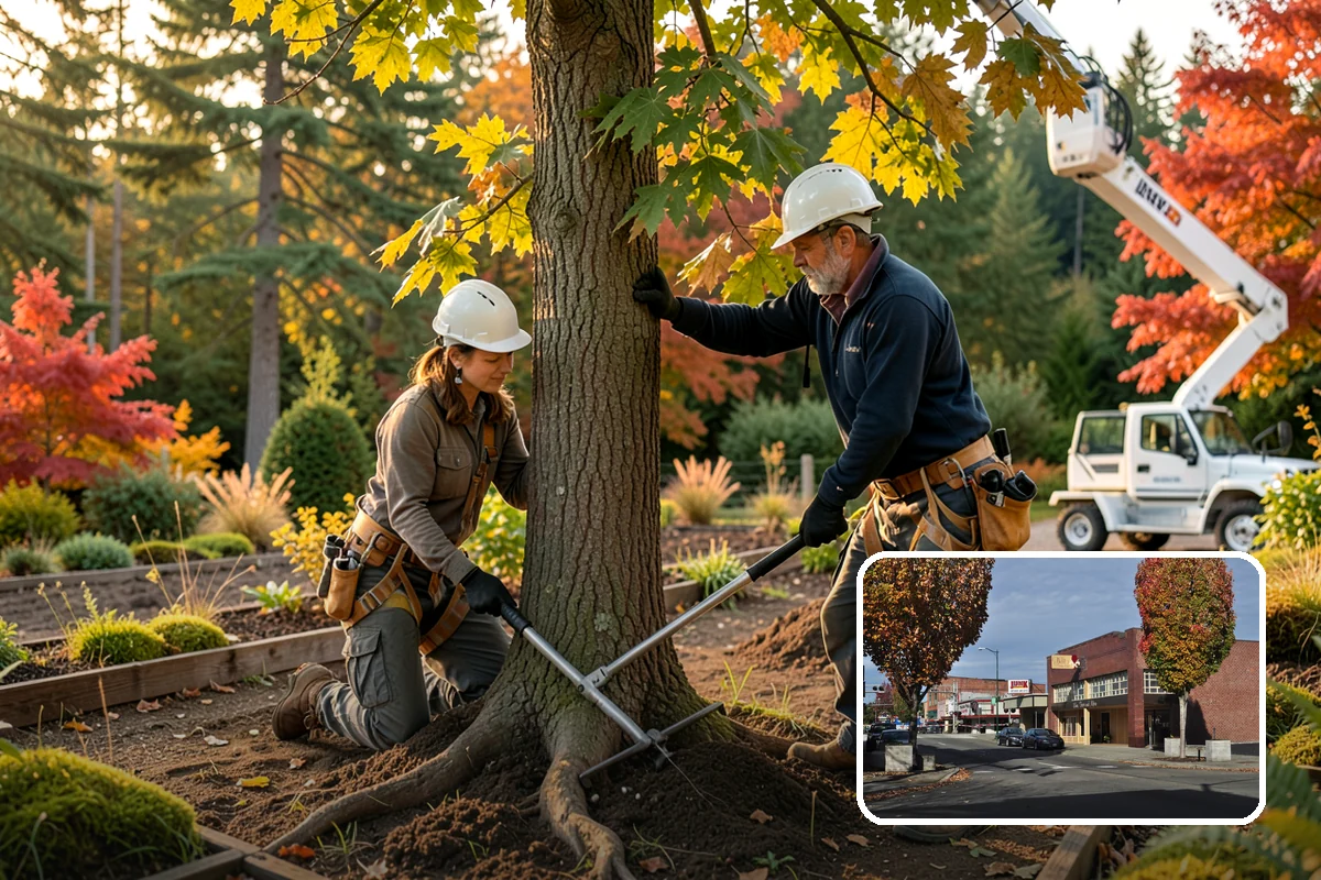 Mulching in Puyallup, Pierce County, WA - Supports long-term tree health and stability