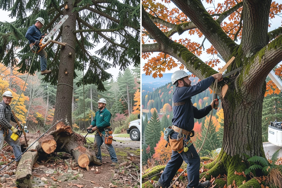 Mulching in Roy, Pierce County, WA - Inspect the tree and its site