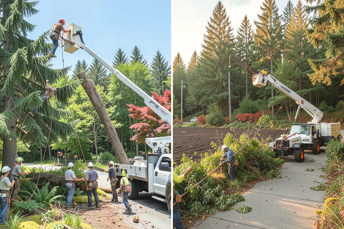 Mulching in Ruston, Pierce County, WA - Inspect the tree and its site