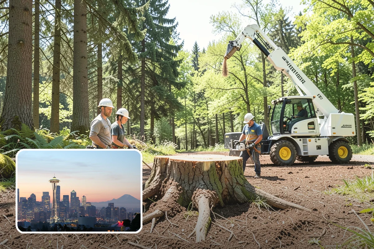 Mulching in Seattle, King County, WA - Supports long-term tree health and stability