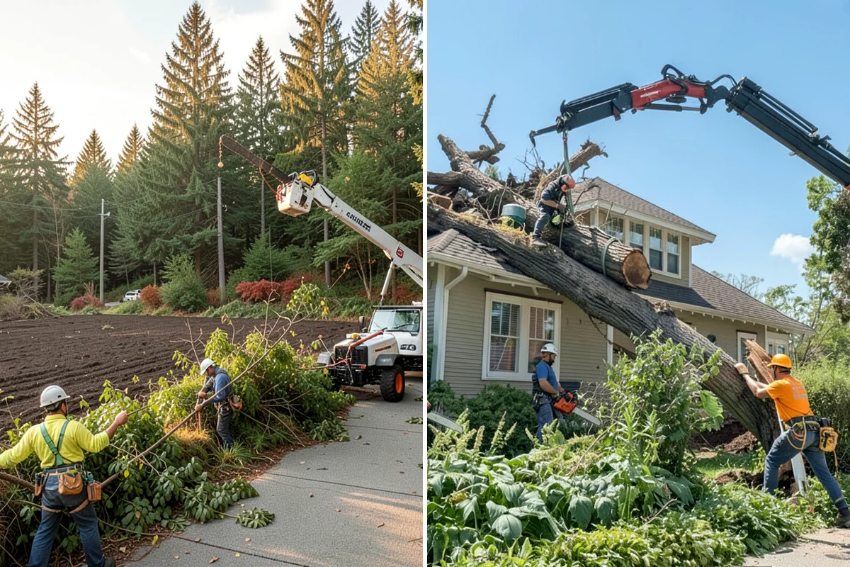 Mulching in Sedro-Woolley, Skagit County, WA - Inspect the tree and its site
