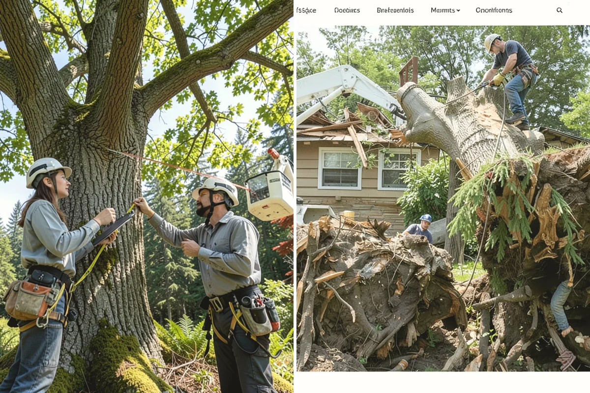 Mulching in Steilacoom, Pierce County, WA - Inspect the tree and its site
