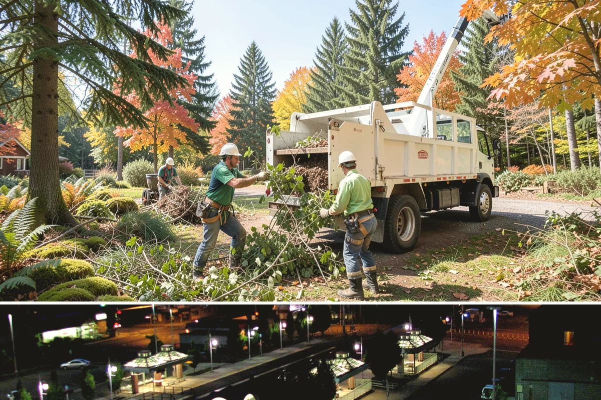 Multi-tree removal in Auburn, King County, WA - This service is best performed year-round in the Puget Sound climate provided that ground conditions allow equipment mobility...