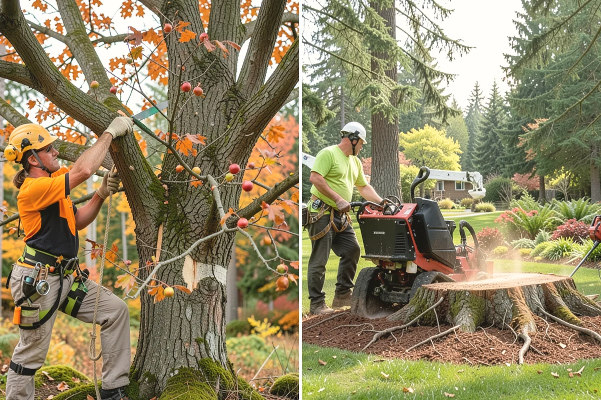 Multi-tree removal in Burlington, Skagit County, WA - On-site assessment and hazard evaluation