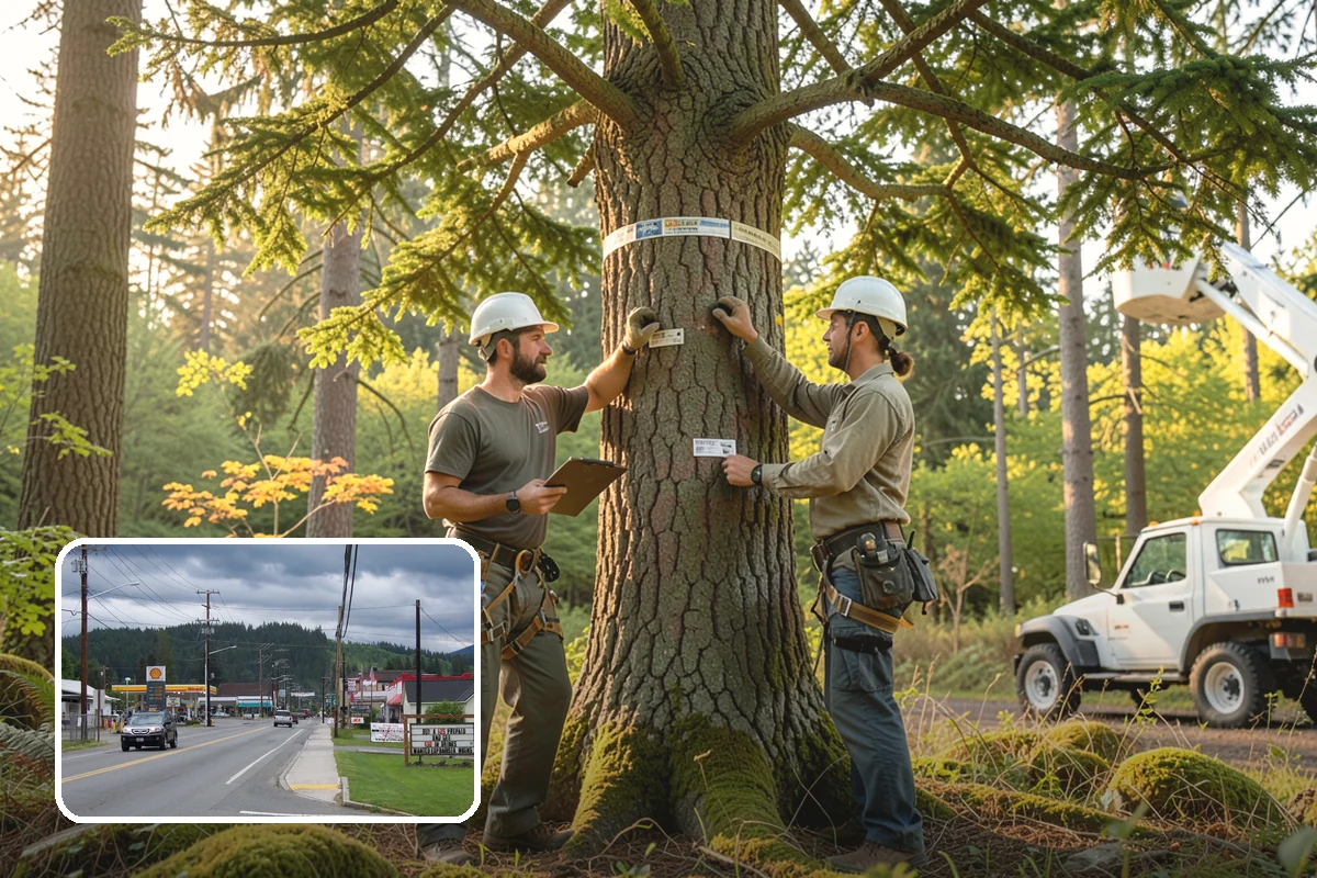 Multi-tree removal in Granite Falls, Snohomish County, WA - Removes safety hazards and reduces liability