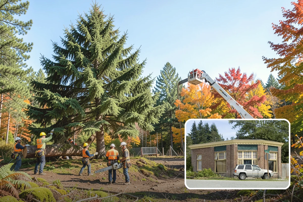 Multi-tree removal in Hamilton, Skagit County, WA - Removes safety hazards and reduces liability