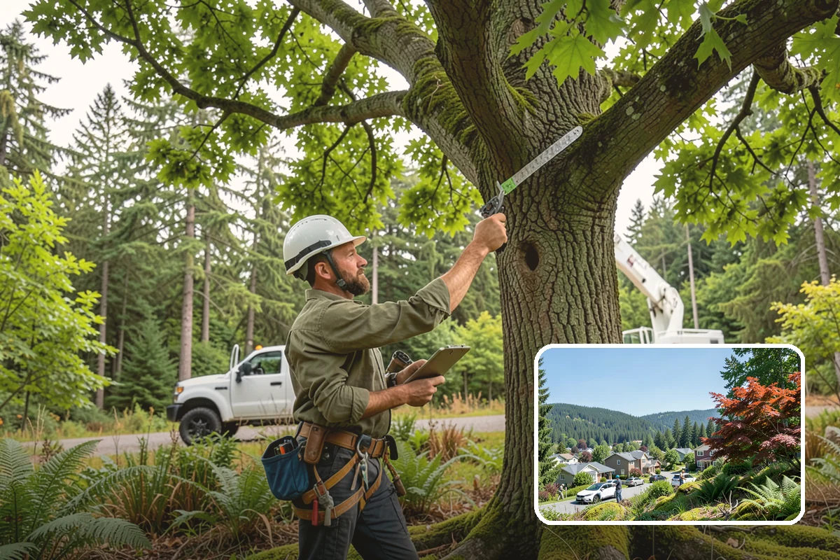 Multi-tree removal in Index, Snohomish County, WA - Removes safety hazards and reduces liability