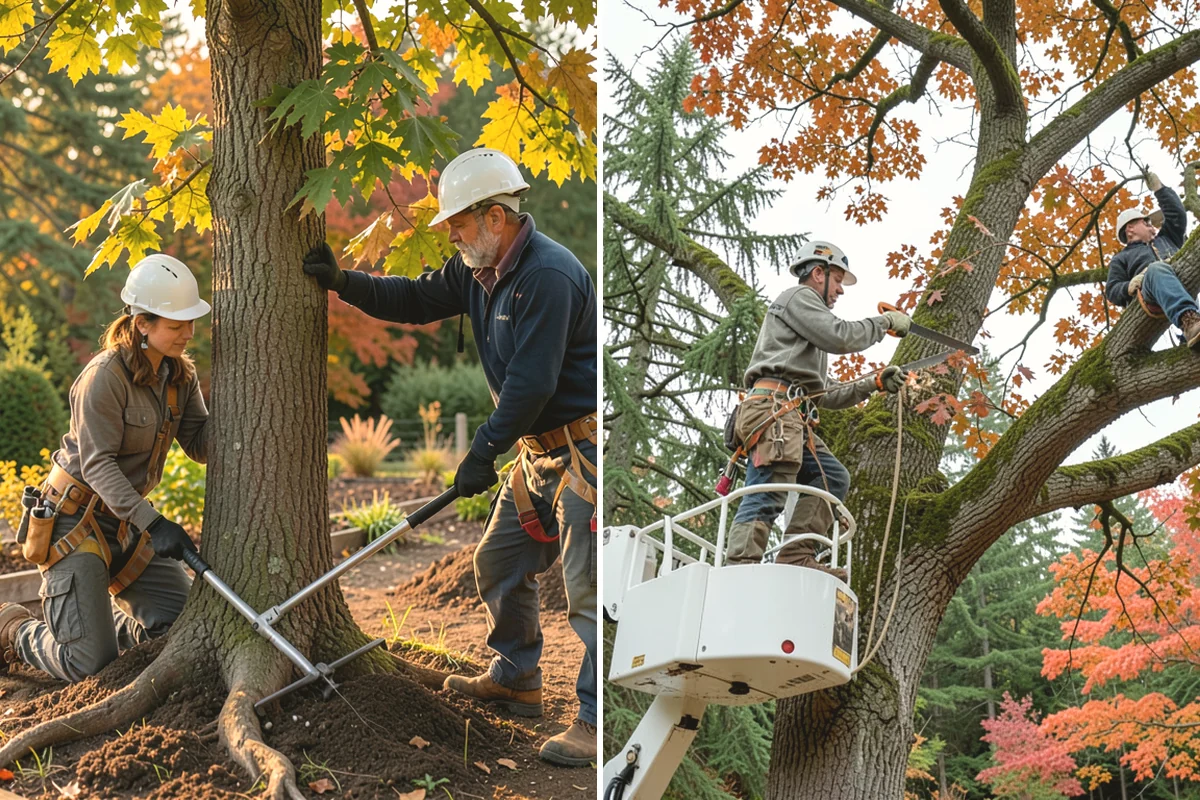 Multi-tree removal in Lake Stevens, Snohomish County, WA - On-site assessment and hazard evaluation