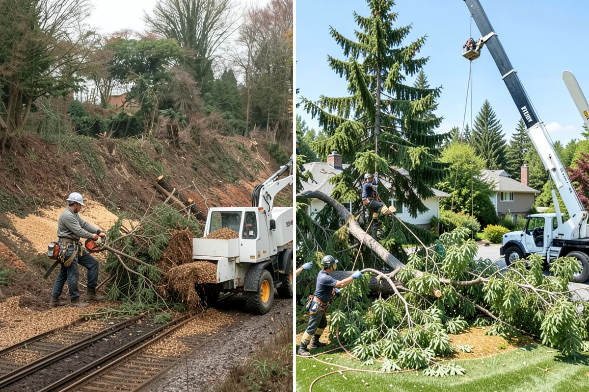 Multi-tree removal in Lyman, Skagit County, WA - On-site assessment and hazard evaluation