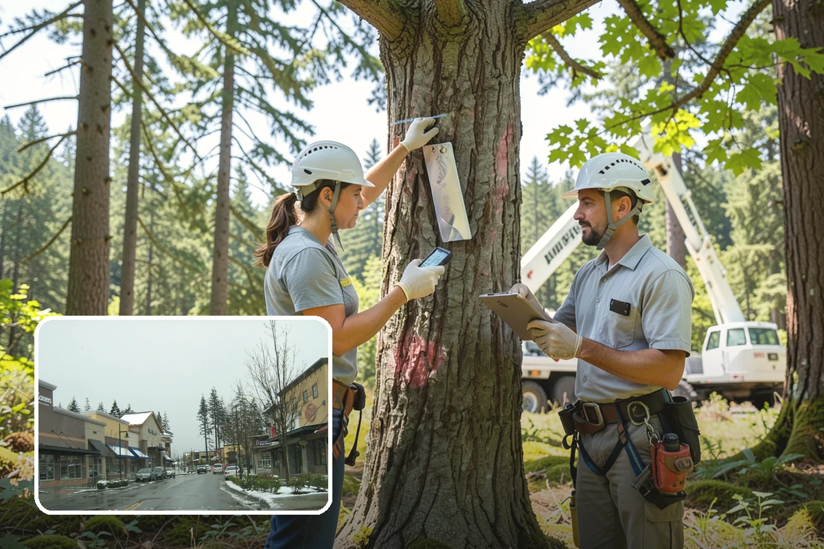 Multi-tree removal in Mill Creek, Snohomish County, WA - Removes safety hazards and reduces liability