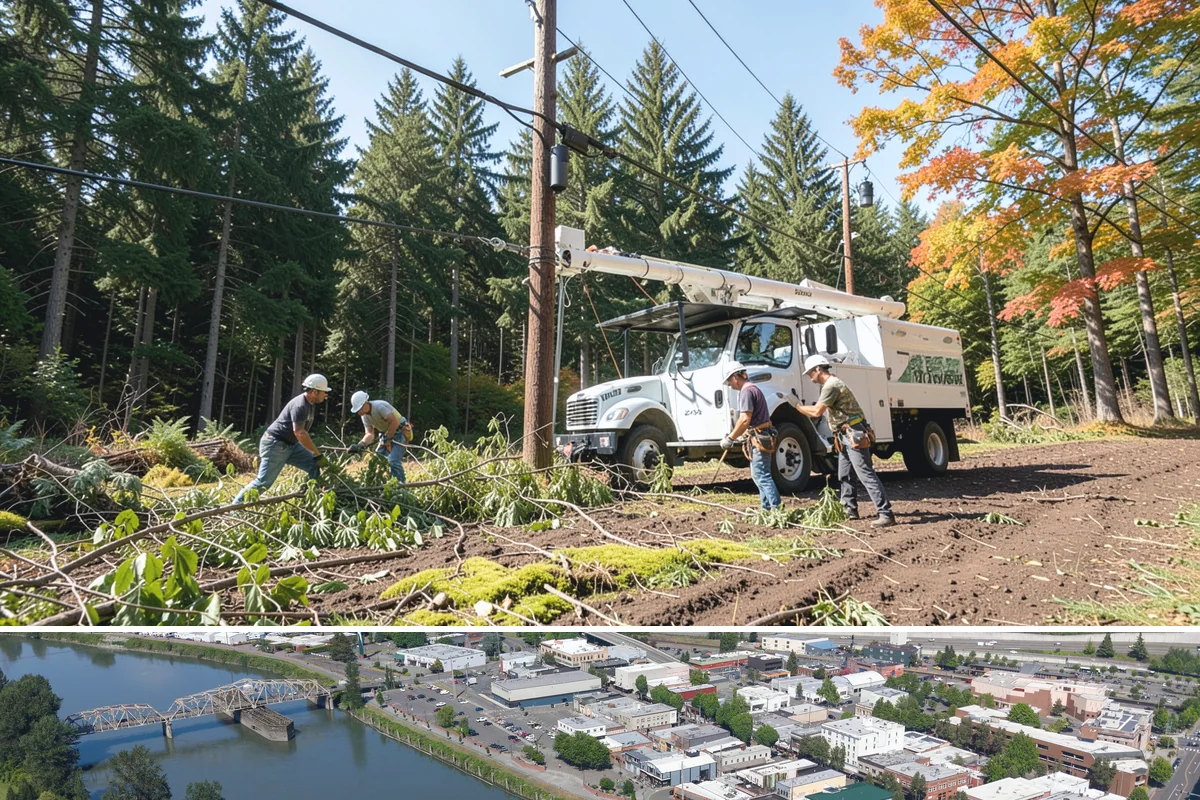Multi-tree removal in Mount Vernon, Skagit County, WA - This service is best performed year-round in the Puget Sound climate provided that ground conditions allow equipment mobility...