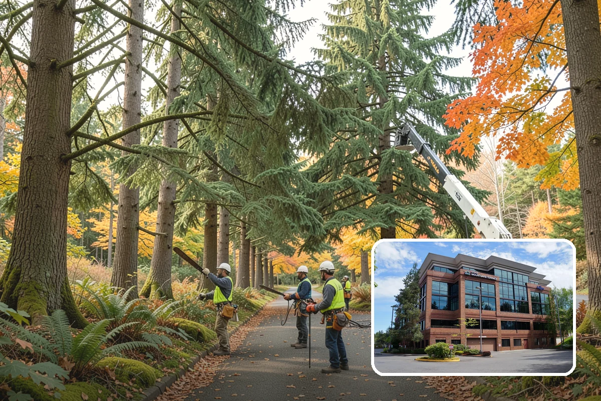 Multi-tree removal in Mountlake Terrace, Snohomish County, WA - Removes safety hazards and reduces liability