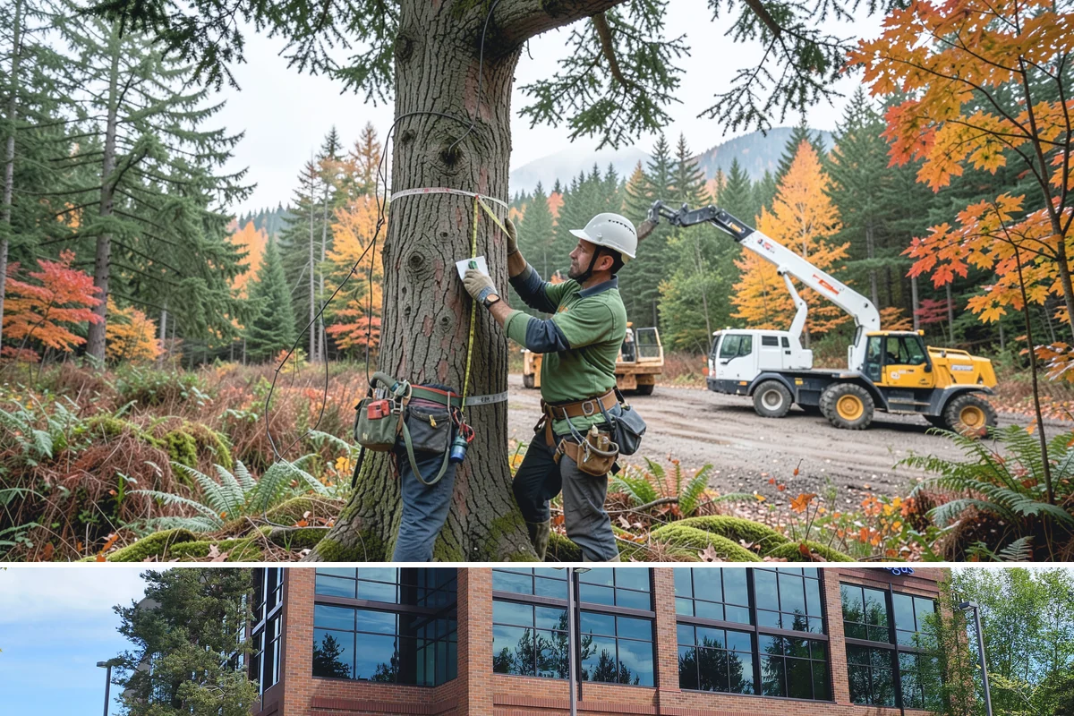 Multi-tree removal in Mountlake Terrace, Snohomish County, WA - This service is best performed year-round in the Puget Sound climate provided that ground conditions allow equipment mobility...
