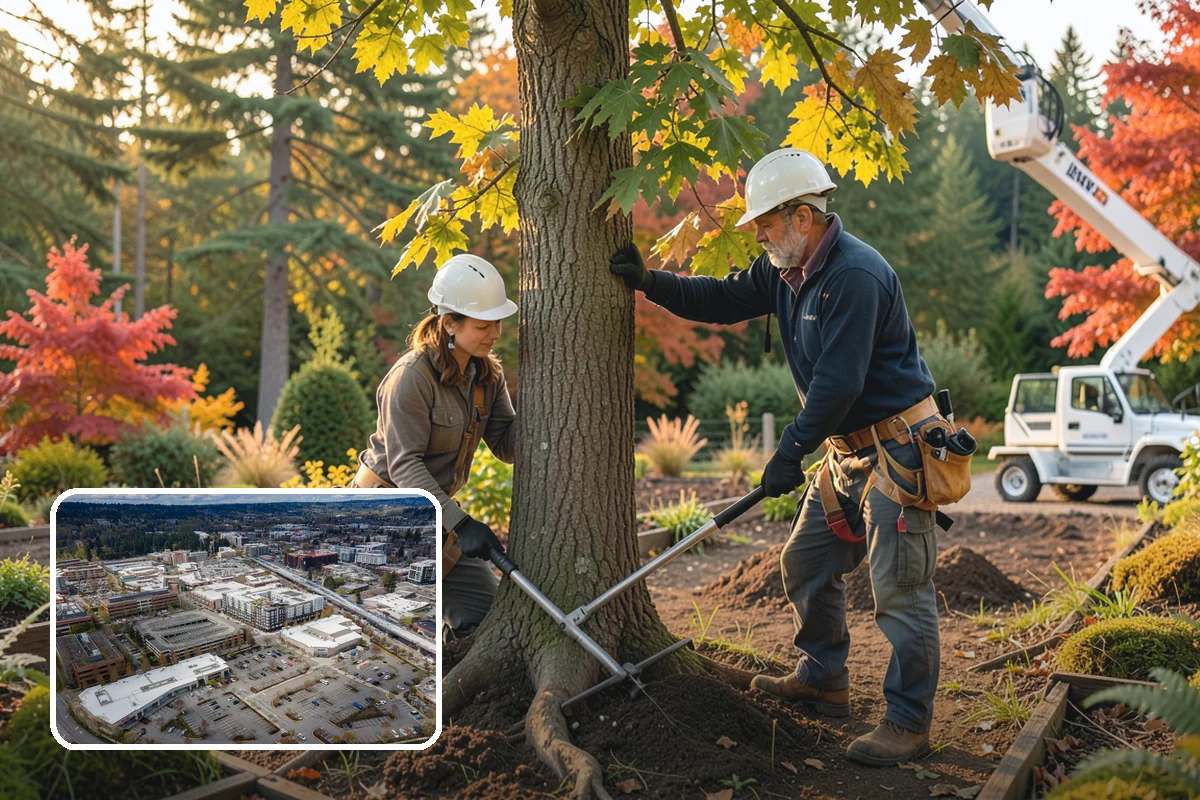 Multi-tree removal in Redmond, King County, WA - Removes safety hazards and reduces liability
