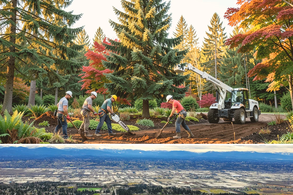 Multi-tree removal in SeaTac, King County, WA - This service is best performed year-round in the Puget Sound climate provided that ground conditions allow equipment mobility...