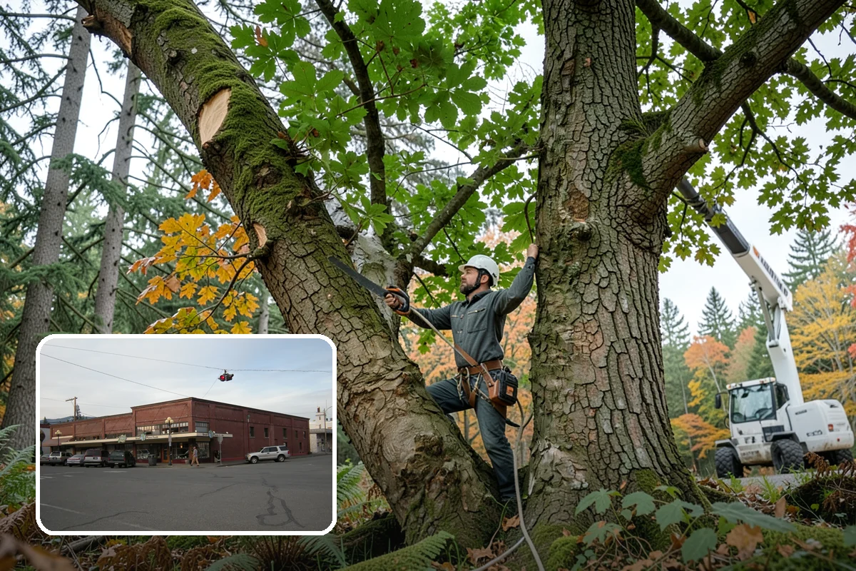Multi-tree removal in Sedro-Woolley, Skagit County, WA - Removes safety hazards and reduces liability