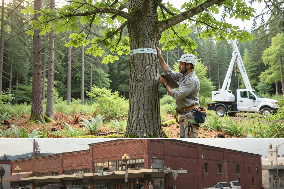 Multi-tree removal in Sedro-Woolley, Skagit County, WA - This service is best performed year-round in the Puget Sound climate provided that ground conditions allow equipment mobility...